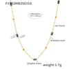 Wholesale Handmade 316L Stainless Steel And Tiger's Eye Beaded Cross Necklace With Geometric Pattern For Women