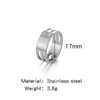 Wholesale Handmade Stainless Steel Hanging Ring Jewelry Tool With Geometric Style And Electroplating Process