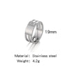 Wholesale Handmade Stainless Steel Hanging Ring Jewelry Tool With Geometric Style And Electroplating Process