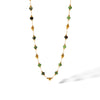 Wholesale Handmade Stainless Steel Natural Stone Jewelry With Flat Bead Pattern And Cross Chain For Women
