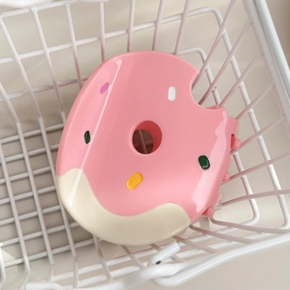 Wholesale Handmade Sweet Fruit Donut Shaped Acetic Acid Hair Grab Clip For Women