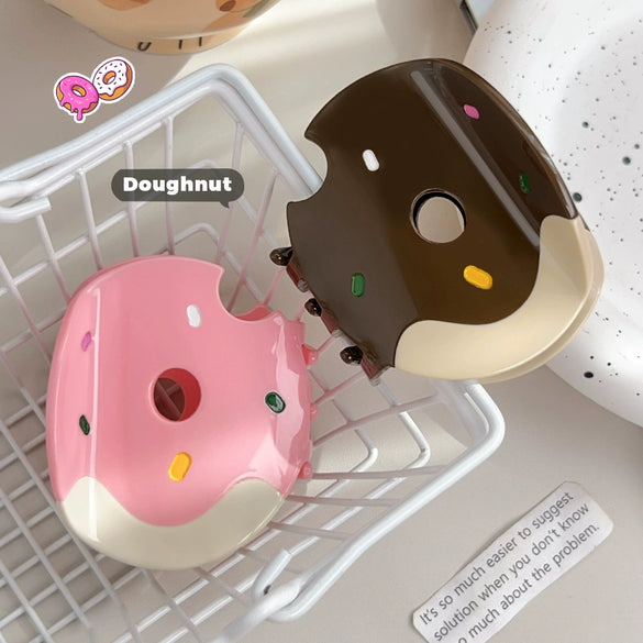 Wholesale Handmade Sweet Fruit Donut Shaped Acetic Acid Hair Grab Clip For Women
