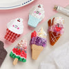 Wholesale Handmade Sweet Fruit Food Style Acetic Acid Hair Gripper Ice Cream Cone Watermelon Shark Clip For Female And Unisex
