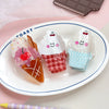 Wholesale Handmade Sweet Fruit Food Style Acetic Acid Hair Gripper Ice Cream Cone Watermelon Shark Clip For Female And Unisex