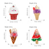 Wholesale Handmade Sweet Fruit Food Style Acetic Acid Hair Gripper Ice Cream Cone Watermelon Shark Clip For Female And Unisex