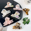 Wholesale Handmade Sweet Style Acetic Acid Women's Flower Shark Hair Clip