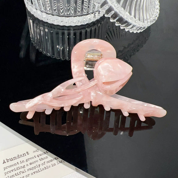 Wholesale Handmade Sweet Style Acetic Acid Women's Flower Shark Hair Clip