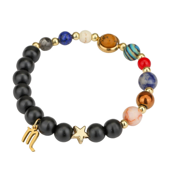 Wholesale Handmade Unisex Beaded Bracelet With Stainless Steel Stone Alloy And Geometric Pendant