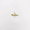 Wholesale Handmade Vintage 18K Gold Electroplated Copper Cross Pendant Jewelry Parts