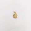 Wholesale Handmade Vintage 18K Gold Electroplated Copper Cross Pendant Jewelry Parts