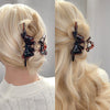 Wholesale Handmade Women's Acetic Acid Heavy Industry Bow Grip Hair Clip Mori Geometric Style
