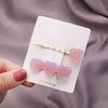 Wholesale Handmade Women's Cute Heartshaped Star Hairpin Soft Clay Duck Clip