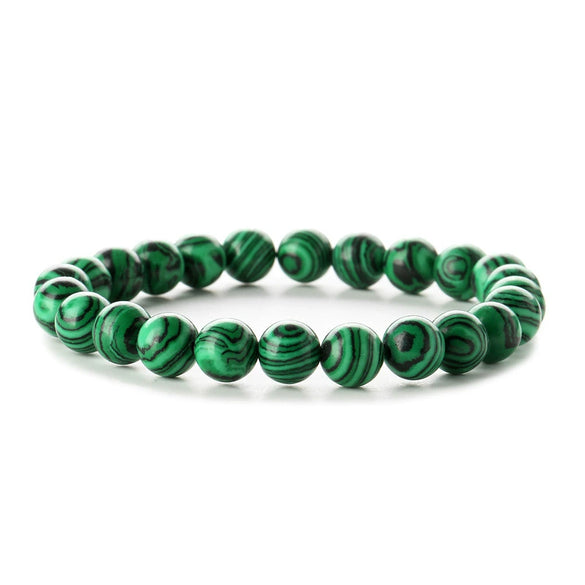 Wholesale Handmade Wood Beads Bracelet With Geometric Pattern
