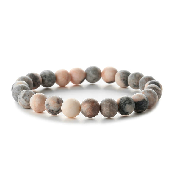 Wholesale Handmade Wood Beads Bracelet With Geometric Pattern