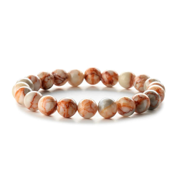 Wholesale Handmade Wood Beads Bracelet With Geometric Pattern