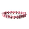 Wholesale Handmade Wood Beads Bracelet With Geometric Pattern