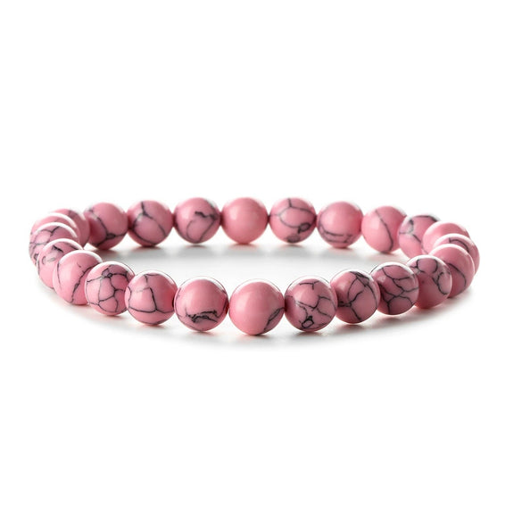 Wholesale Handmade Wood Beads Bracelet With Geometric Pattern