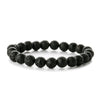 Wholesale Handmade Wood Beads Bracelet With Geometric Pattern