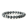 Wholesale Handmade Wood Beads Bracelet With Geometric Pattern