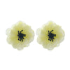 Wholesale Handmade Zinc Alloy Flower Earrings Light Luxury Style Hand Knitted