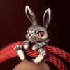 Wholesale Handmade Zodiac Rabbit Zinc Alloy Red Rope Bracelet With Electroplating