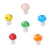 Wholesale Handpainted Glass Glaze Mushroom Beads Jewelry Earrings Necklace Bracelet Materials