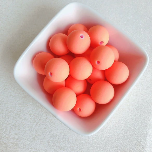 Wholesale Handpainted Rubber Round Beads For Diy Jewelry Accessories Handmade Mobile Phone Chain