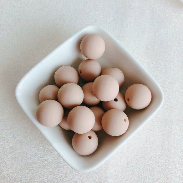 Wholesale Handpainted Rubber Round Beads For Diy Jewelry Accessories Handmade Mobile Phone Chain