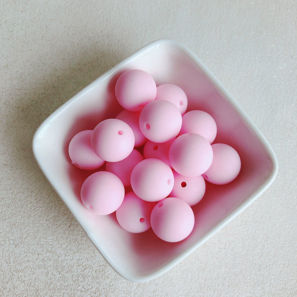 Wholesale Handpainted Rubber Round Beads For Diy Jewelry Accessories Handmade Mobile Phone Chain