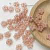 Wholesale Handpainted Vintage Glass Glazed Loose Beads With Flower Pattern For Diy Bracelet Necklace Accessories Material