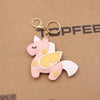 Wholesale Handstitched Artificial Leather Bag Pendant Keychain Clothing Pendant With Doublesided Multilayer Patch And Little Bear Pig Small Animal Pattern And Electroplating Design