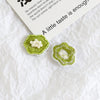 Wholesale Handwoven Sweet Style Rice Beads Floret Jewelry Hair Card Earrings Decoration Accessories Material