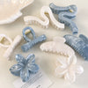 Wholesale Headwear Plastic And Resin Geometric Bow Clip With Baking Paint For Women