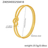Wholesale Heart Cut Out Line Bracelet Geometric Fashion Stainless Steel 18K Gold Plated