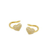 Wholesale Heart Ear Clip Earrings