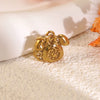 Wholesale Heart Shape Stainless Steel Electroplated Necklace Pendant Accessories Retro Fashion Diy