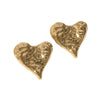 Wholesale Heartd Titanium Steel And Stainless Steel Stud Earrings For Women With Electroplating Design