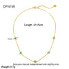 Wholesale Heartshaped Devil's Eye Stainless Steel And Titanium Steel Necklace And Bracelet Set 18K Gold Plated Jewelry For Women