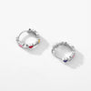 Wholesale Heartshaped S925 Sterling Silver Dripping Glue Ear Ring For Women Niche Style