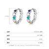 Wholesale Heartshaped S925 Sterling Silver Dripping Glue Ear Ring For Women Niche Style