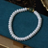 Wholesale Hetian Jade Freshwater Pearl Bracelet Simple Elastic Line Design Unisex Alien Shape