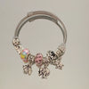 Wholesale High End Elephant Pendant Bracelet With Electroplating Stainless Steel Material