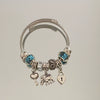 Wholesale High End Elephant Pendant Bracelet With Electroplating Stainless Steel Material
