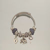 Wholesale High End Elephant Pendant Bracelet With Electroplating Stainless Steel Material