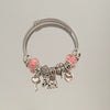 Wholesale High End Elephant Pendant Bracelet With Electroplating Stainless Steel Material