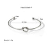 Wholesale High End Niche Design Glossy Knotted Stainless Steel Bracelet With 18K Gold Plated Color Preserving Vacuum Real Gold Electroplating In Pvd Furnace
