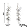Wholesale High Luxury Zircon Earrings Copper Geometric Style For Women