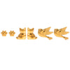 Wholesale Highend Electroplated Stainless Steel Animal And Zodiac Cat Claw Bird Earrings For Women