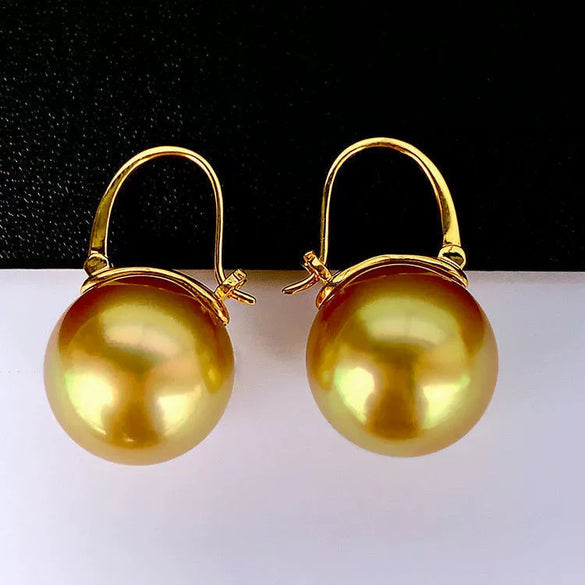 Wholesale Highend Feel Geometric Pearl Zircon Earrings With Electroplating
