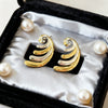 Wholesale Highend Geometric Stainless Steel Electroplated Earrings For Women